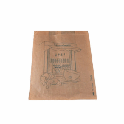 SACHET VIENNOISERIE KRAFT BRUN - 200+70X310MM