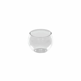 Mise en bouche boule cristal 8 cl - 58 x 42 mm
