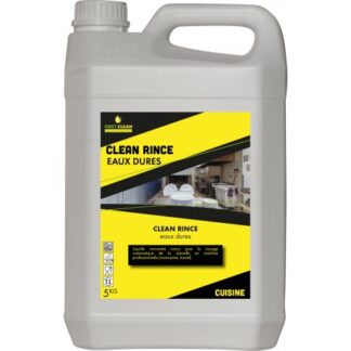 LIQUIDE DE RINCAGE EAUX DURES CLEAN RINCE - BIDON 5KG