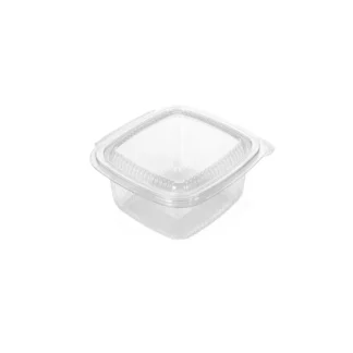 BARQUETTES PET "FRAICHEUR" CARRES A CHARNIERE - 375GR