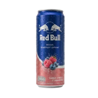 REDBULL SODA ENERGY DRINK — MYRTILLE & FRAMBOISE